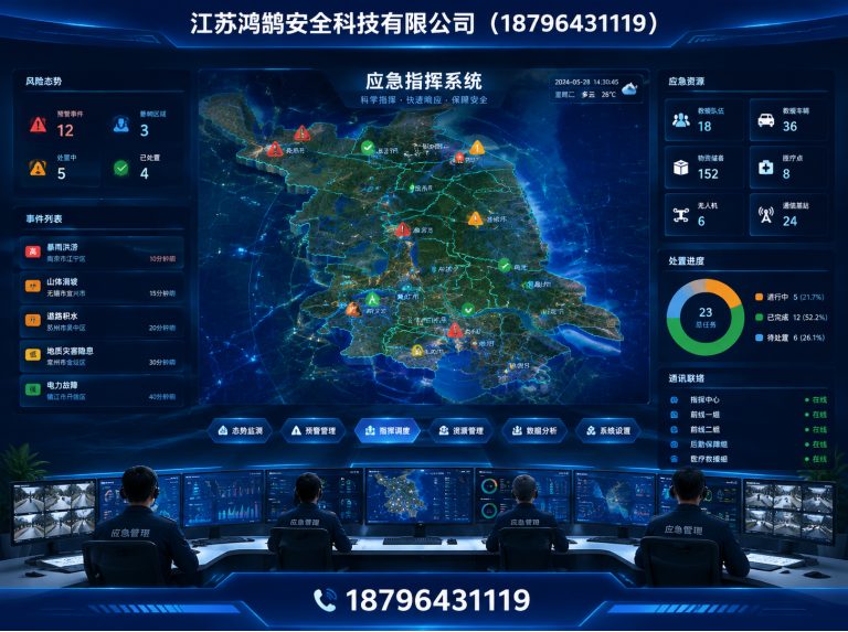 芜湖消防通信指挥展示图